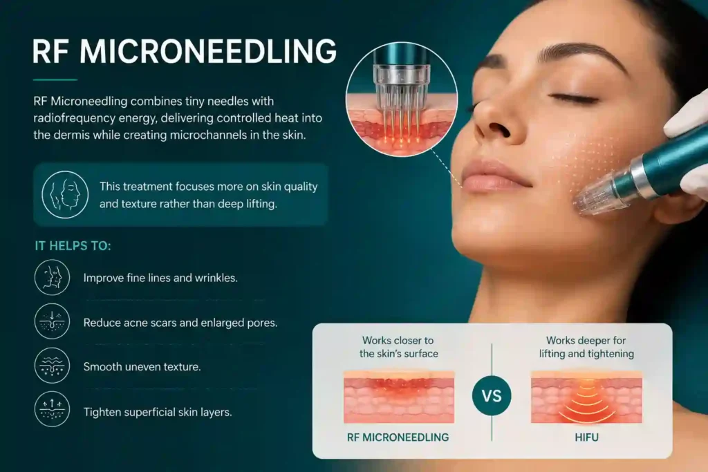 What Does RF Microneedling Do That HIFU Alone Cannot Sunbury