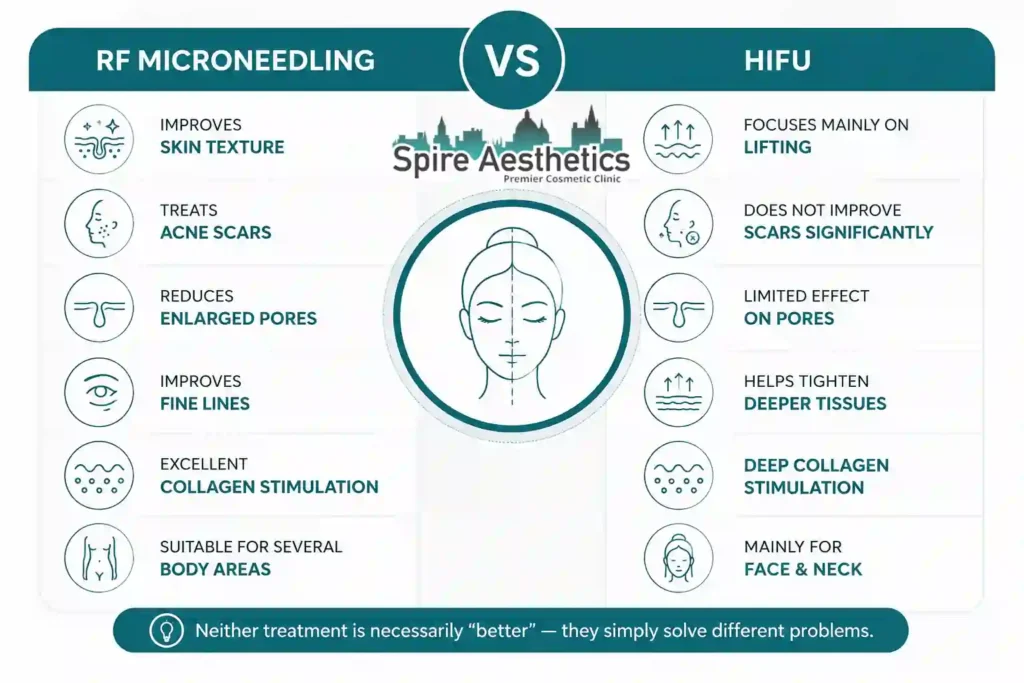 RF Microneedling vs HIFU: Which Treatment Gives Better Results Sunbury?