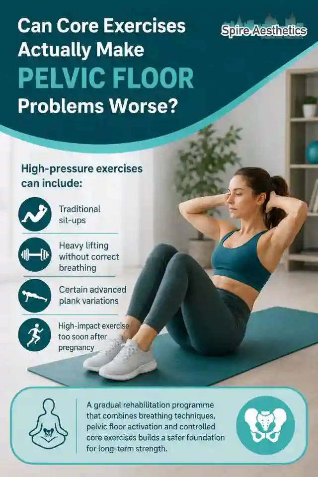 Can Strengthening Your Core Alone Actually Make Pelvic Floor Problems Worse Sunbury?